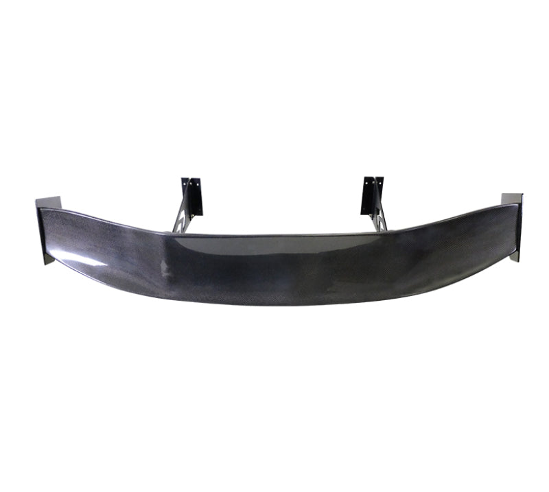 NRG Carbon Fiber Spoiler - Universal (69in.) w/NRG Logo / Stand Cut Out / Large Side Plate - Black Ops Auto Works