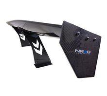 Load image into Gallery viewer, NRG Carbon Fiber Spoiler - Universal (69in.) w/NRG Logo / Stand Cut Out / Large Side Plate - Black Ops Auto Works