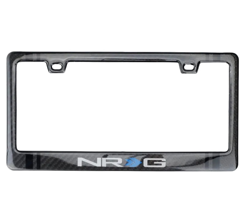 NRG NRG Carbon License Plate Frame/ Fiber Poly Dip Finish Wet w/ NRG Logo