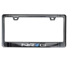 Load image into Gallery viewer, NRG NRG Carbon License Plate Frame/ Fiber Poly Dip Finish Wet w/ NRG Logo