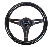 Load image into Gallery viewer, NRG Classic Wood Grain Steering Wheel (310mm) Black Sparkle w/Blk 3-Spoke Center - Black Ops Auto Works