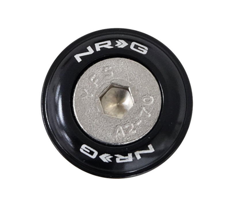 NRG Fender Washer Kit w/Rivets For Plastic (Black) - Set of 10 - Black Ops Auto Works