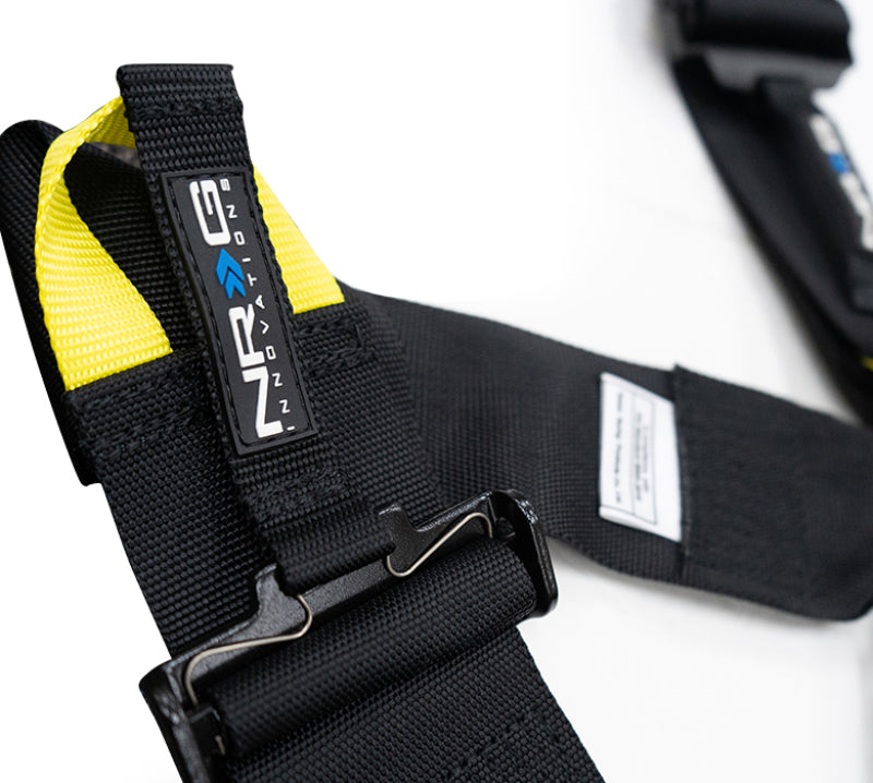 NRG FIA 6pt 2in. Shoulder Belt for HANS Device/ Rotary Cam Lock Buckle/ 3in. Waist Belt - Black - Black Ops Auto Works