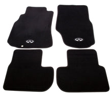 Load image into Gallery viewer, NRG Floor Mats - 03-06 G35 (Infiniti Emblem Logo) - 4pc. - Black Ops Auto Works