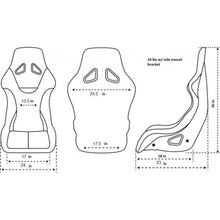 Load image into Gallery viewer, NRG FRP Bucket Seat Black - X Large - NRG FRP-304BK-NRG