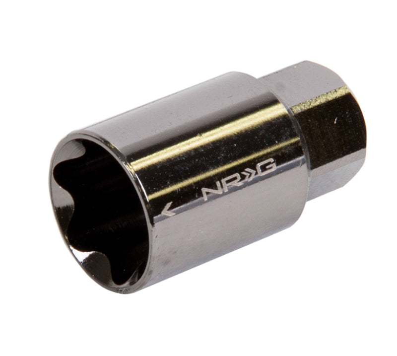 NRG Lug Nut Lock Key Socket Black Chrome 17Mm (Spare) - For Use w/LN / L40 / L41 / L01 / L10 - Black Ops Auto Works