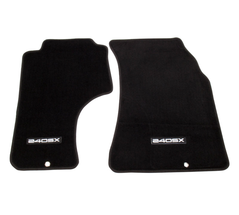NRG Floor Mats - 89-98 Nissan 240SX (240SX Logo) - 2pc. - NRG FMR-240