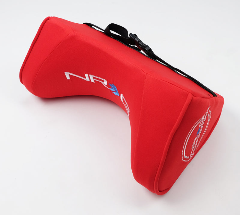 NRG Memory Foam Neck Pillow For Any Seats- Red - NRG SA-001RD