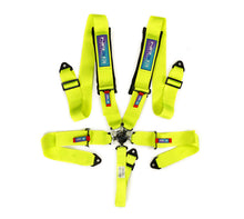 Load image into Gallery viewer, NRG SFI 16.1 5Pt 3 Inch Seat Belt Harness with Pads / Cam Lock - Neon Green - NRG SBH-B6PCNG