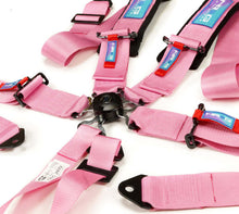 Load image into Gallery viewer, NRG NRGSBH-B6PCPK 5PT 3in. Seat Belt Harness / Cam Lock - Pink image 3
