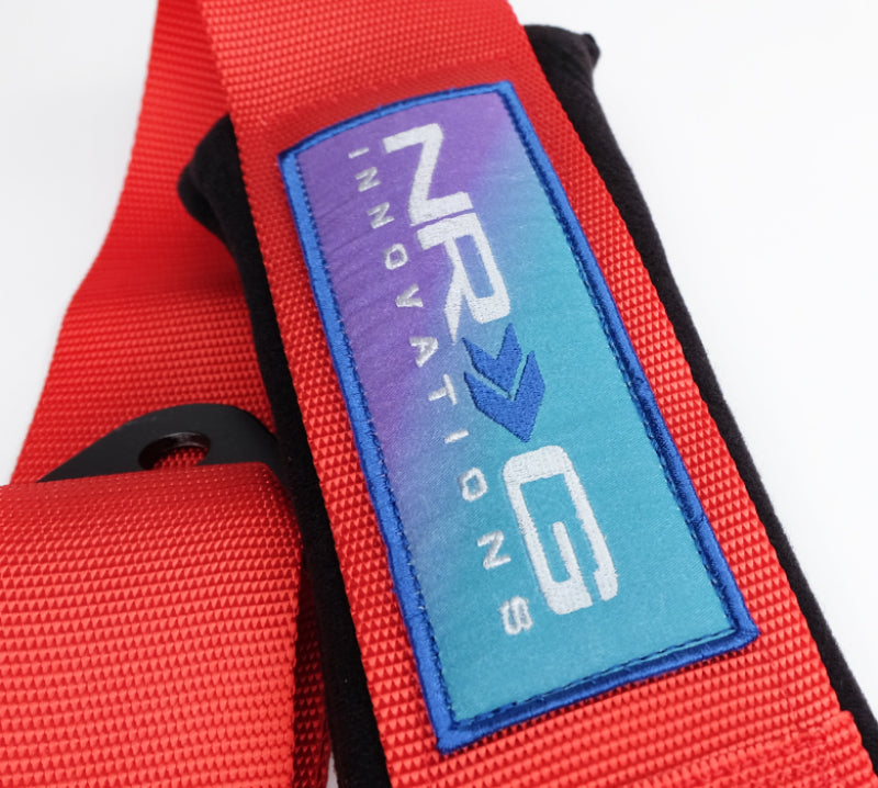 NRG NRGSBH-B6PCRD 5PT 3in. Seat Belt Harness / Cam Lock - Red image 3