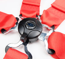 Load image into Gallery viewer, NRG NRGSBH-B6PCRD 5PT 3in. Seat Belt Harness / Cam Lock - Red image 4