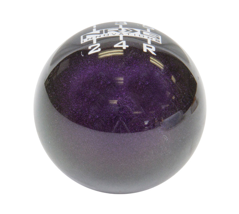 NRG Universal Ball Style Shift Knob - Heavy Weight 480G / 1.1Lbs. - Green/Purple (5 Speed) - NRG SK-300GP-W