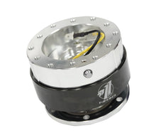 Load image into Gallery viewer, NRG Quick Release Gen 1.5 - Silver Body / Black Chrome Ring - NRG SRK-100BC