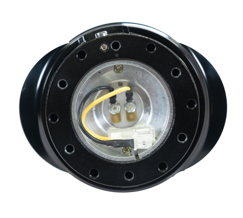 NRG Quick Release Gen 2.2 - Black Body / Shiny Black Oval Ring - NRG SRK-220BK