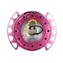 Load image into Gallery viewer, NRG NRGSRK-222PK-PK Quick Release Kit - Pink Body/ Pink Heart Cutout Ring image 2