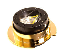 Load image into Gallery viewer, NRG Quick Release Kit Gen 2.5 - Black Body / Chrome Gold Ring - NRG SRK-250BK/CG