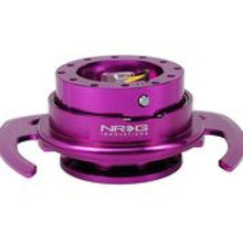 Load image into Gallery viewer, NRG Quick Release Kit Gen 4.0 - Purple Body / Purple Ring w/ Handles - NRG SRK-700PP