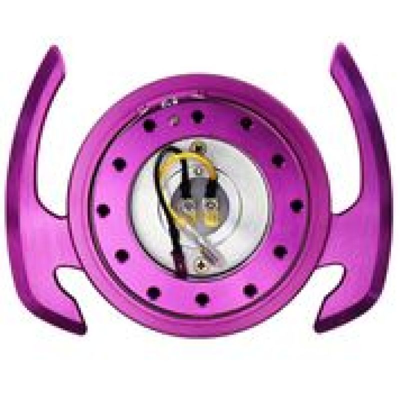 NRG Quick Release Kit Gen 4.0 - Purple Body / Purple Ring w/ Handles - NRG SRK-700PP