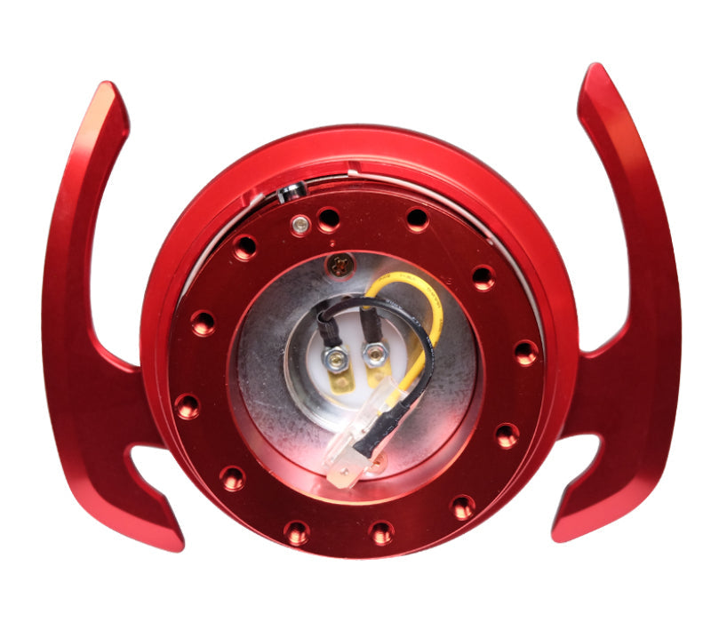 NRG Quick Release Kit Gen 4.0 - Red Body / Red Ring w/ Handles - NRG SRK-700RD