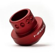 Load image into Gallery viewer, NRG Short Hub Adapter 92-95 Honda Civic / 92-96 Prelude / 90-93 Accord - Matte Red - NRG SRK-RL110H-RD