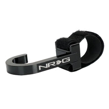 Load image into Gallery viewer, NRG Steering Wheel Hook CNC Aluminum w/ Laser Logo - Black - NRG STR-100BK