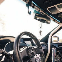 Load image into Gallery viewer, NRG Steering Wheel Hook CNC Aluminum w/ Laser Logo - Black - NRG STR-100BK