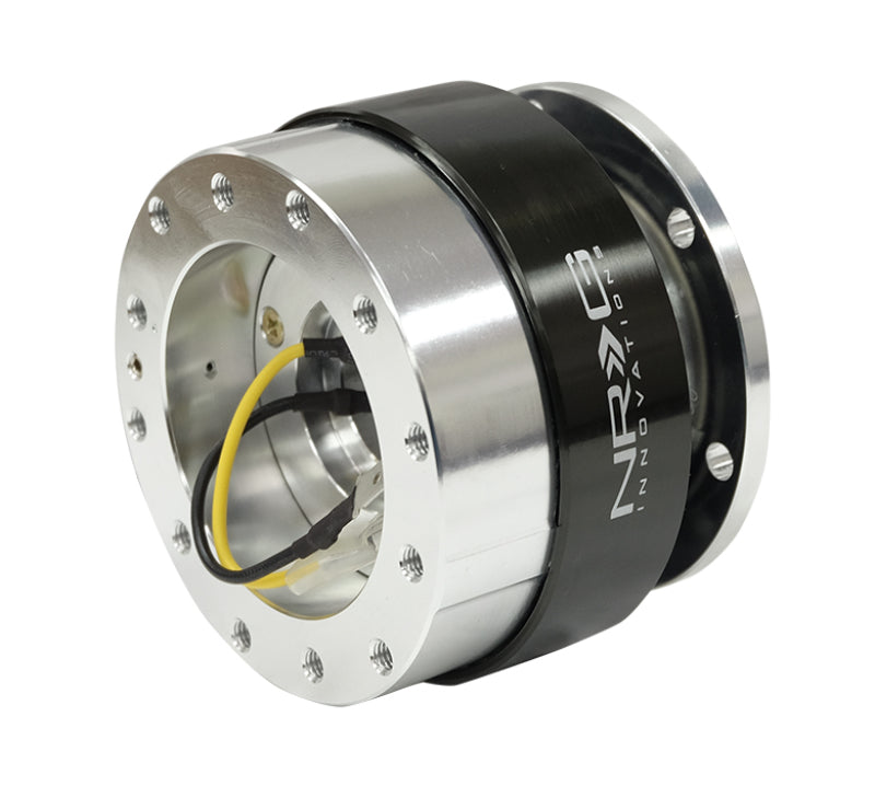 NRG Quick Release Gen 1.5 - Silver Body / Black Chrome Ring - Black Ops Auto Works