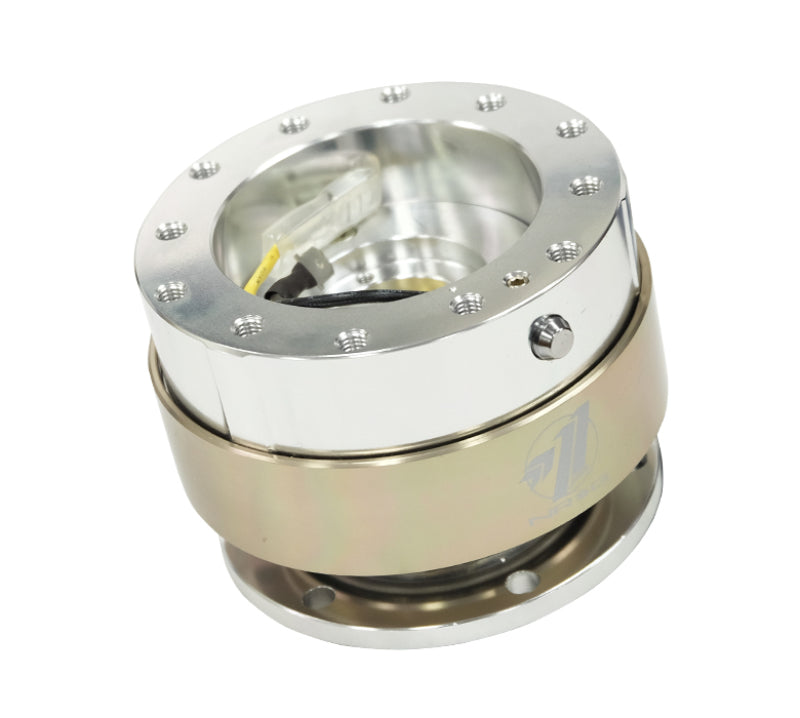 NRG Quick Release Gen 1.5 - Silver Body / Titanium Chrome Ring - Black Ops Auto Works