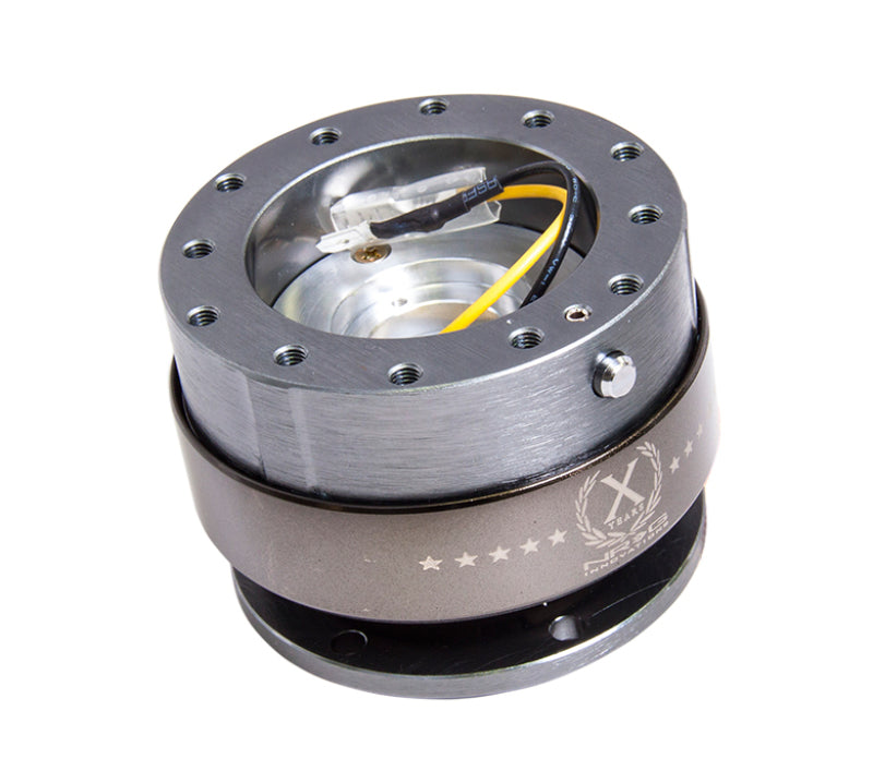 NRG Quick Release Gen 2.0 - Gunmetal Body / Titanium Chrome Ring - Black Ops Auto Works