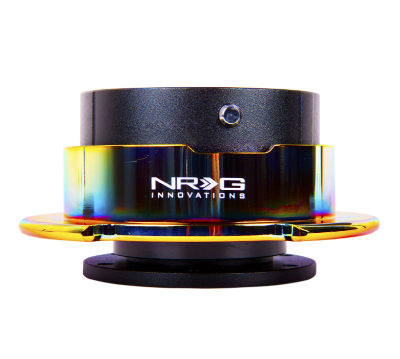NRG Quick Release Gen 2.5 - Black Body / Neochrome Ring - Black Ops Auto Works