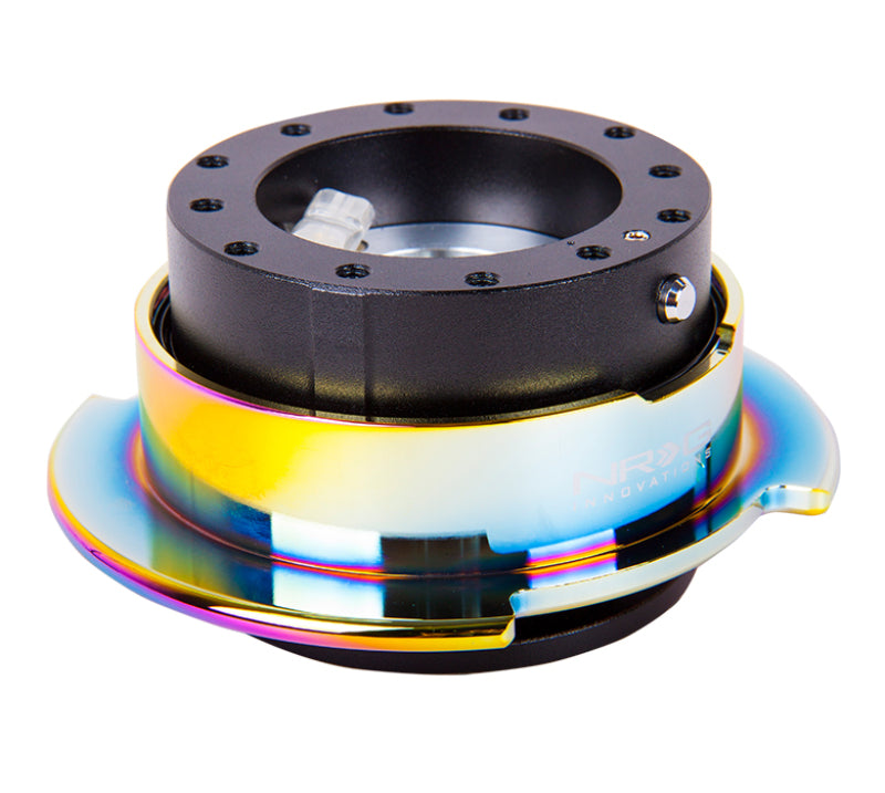 NRG Quick Release Gen 2.5 - Black Body / Neochrome Ring - Black Ops Auto Works