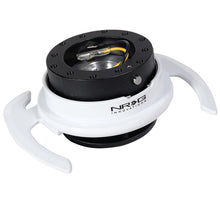 Load image into Gallery viewer, NRG Quick Release Kit - Black Body/ White Ring w/ Handles - Black Ops Auto Works