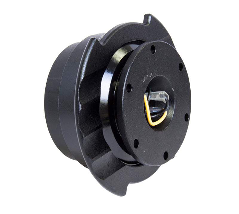 NRG Quick Release Kit Gen 2.5 - Black / Black Ring w/Finger Grooves - Black Ops Auto Works