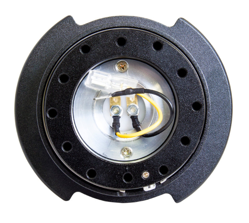 NRG Quick Release Kit Gen 2.5 - Black / Black Ring w/Finger Grooves - Black Ops Auto Works