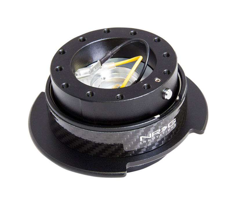 NRG Quick Release Kit Gen 2.5 - Black / CF Ring - Black Ops Auto Works
