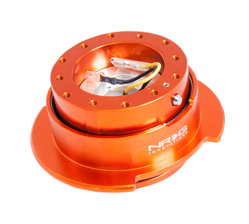 NRG Quick Release Kit Gen 2.5 - Orange Body / Titanium Chrome Ring - Black Ops Auto Works