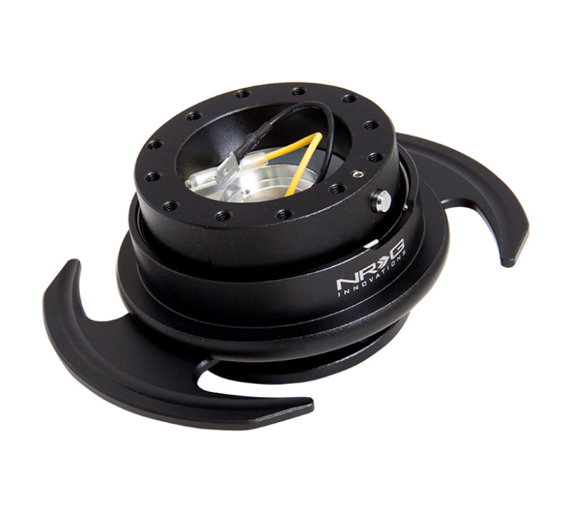 NRG Quick Release Kit Gen 3.0 - Black Body / Black Ring w/Handles - Black Ops Auto Works