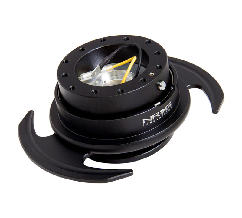 NRG Quick Release Kit Gen 3.0 - Black Body / Black Ring w/Handles - Black Ops Auto Works