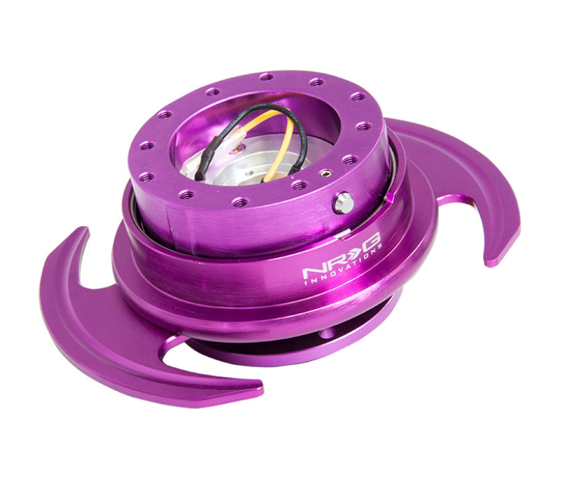 NRG Quick Release Kit Gen 3.0 - Purple Body / Purple Ring w/Handles - Black Ops Auto Works