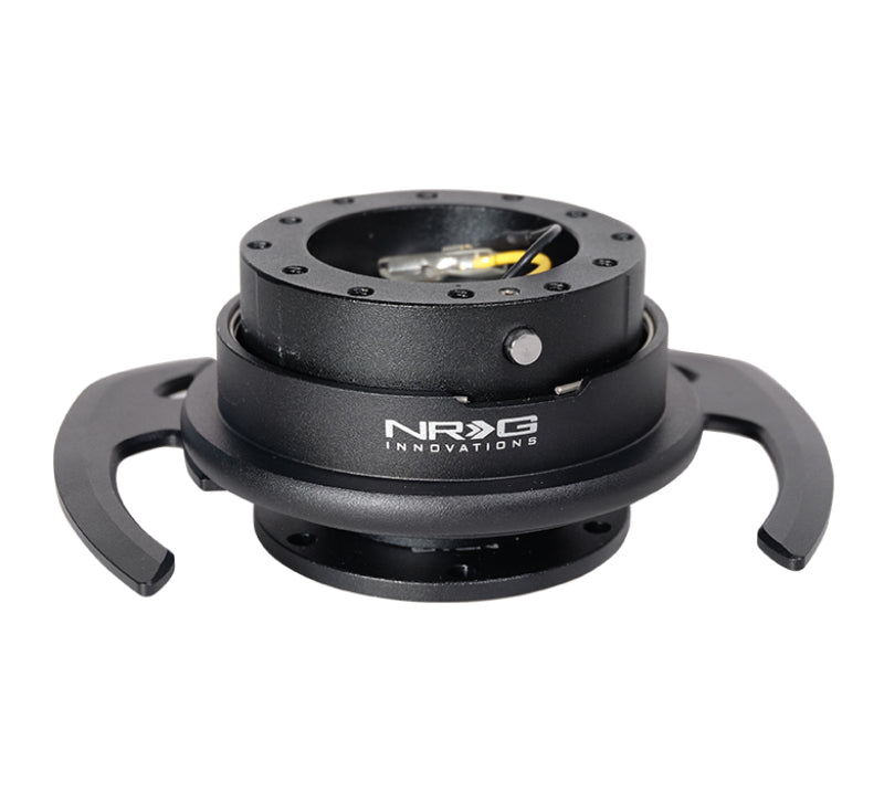 NRG Quick Release Kit Gen 4.0 - Black Body / Black Ring w/ Handles - Black Ops Auto Works