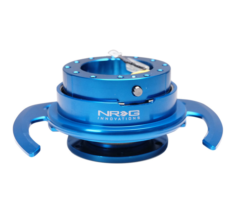 NRG Quick Release Kit Gen 4.0 - Blue Body / Blue Ring w/ Handles - Black Ops Auto Works