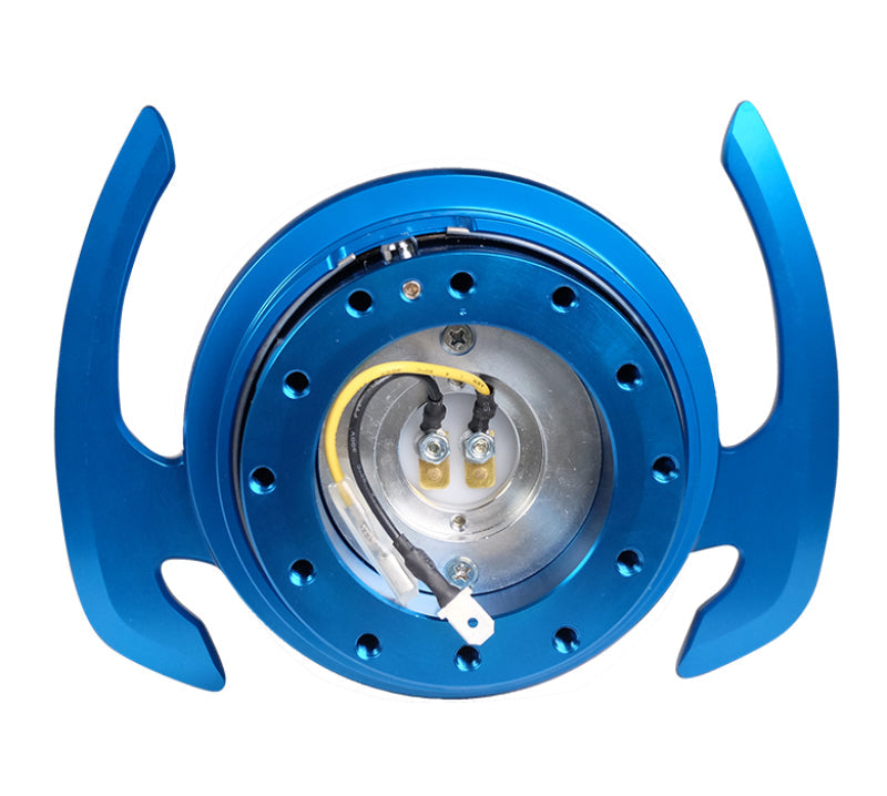 NRG Quick Release Kit Gen 4.0 - Blue Body / Blue Ring w/ Handles - Black Ops Auto Works