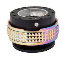 Load image into Gallery viewer, NRG Quick Release Kit - Pyramid Edition - Black Body / Neochrome Pyramid Ring - Black Ops Auto Works