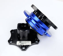 Load image into Gallery viewer, NRG Race Short Hub Datsun - Black Body Blue Ring - Black Ops Auto Works