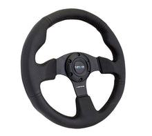 Load image into Gallery viewer, NRG Reinforced Steering Wheel (320mm) Black Leather w/Black Stitching - Black Ops Auto Works