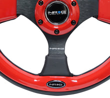Load image into Gallery viewer, NRG Reinforced Steering Wheel (320mm) Blk w/Red Trim &amp; 5mm 3-Spoke - Black Ops Auto Works