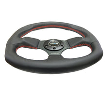 Load image into Gallery viewer, NRG Reinforced Steering Wheel (320mm Horizontal / 330mm Vertical) Leather w/Red Stitching - Black Ops Auto Works