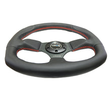 Load image into Gallery viewer, NRG Reinforced Steering Wheel (320mm Horizontal / 330mm Vertical) Leather w/Red Stitching - Black Ops Auto Works