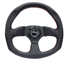 Load image into Gallery viewer, NRG Reinforced Steering Wheel (320mm Horizontal / 330mm Vertical) Leather w/Red Stitching - Black Ops Auto Works